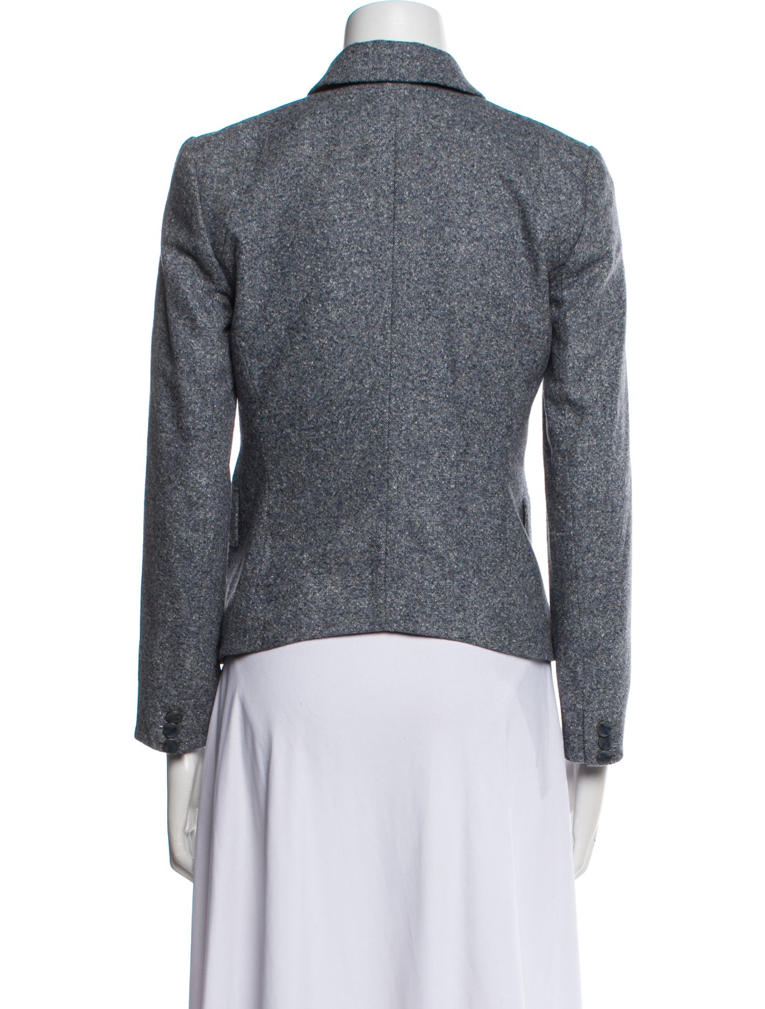 Veronica Beard Wool Tweed Pattern Blazer